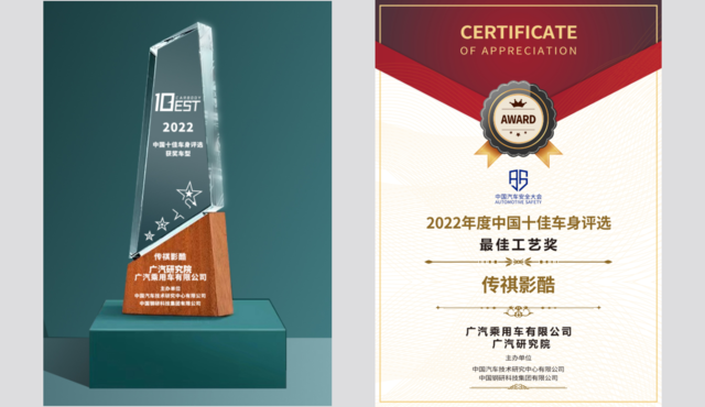 Yingku won the "Top 10 Car Bodies in China"